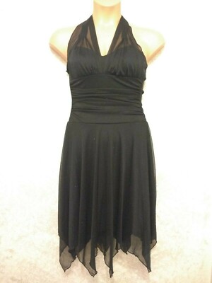 Halter Dress Speechless Marilyn Monroe Black Sparkle ⭐ NEW YEAR'S EVE ⭐ VTG 80s