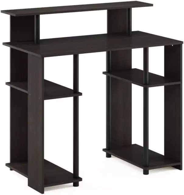 Small Student Desk Streaming Gaming Computer Shelf Storage Space Saving Table 2