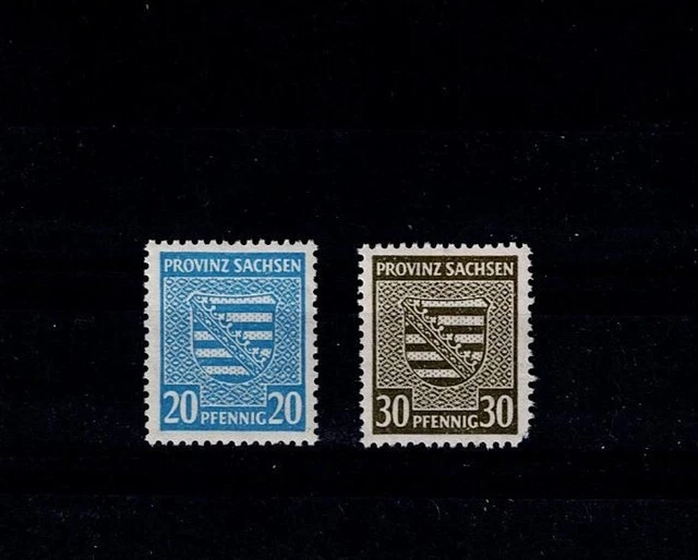 SBZ  Prov. Sachsen   Mi.Nr. 81+ 83y  postfr.  lesen u. ansehen  !!!