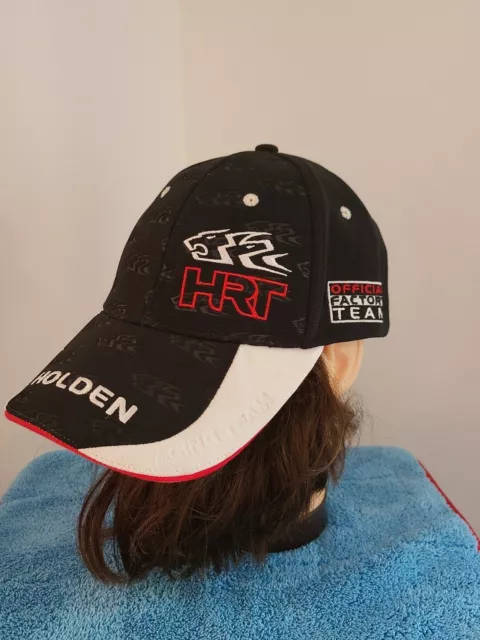 Holden Racing Team HRT Official Factory Team Black White Red Baseball Cap Hat