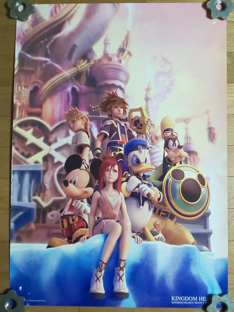 KINGDOM HEARTS TRINITY Masterpiece B2 Promo Poster Square