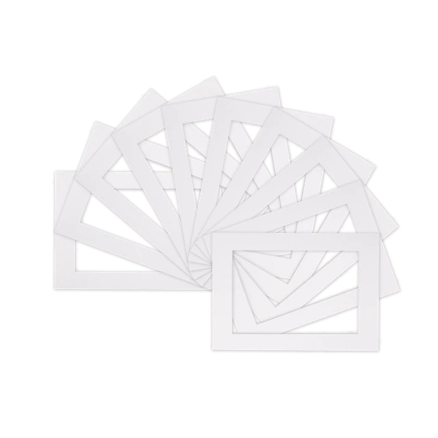 PACK OF 10 Photo , Picture Mount , Frame Mounts Various Size A3 A4