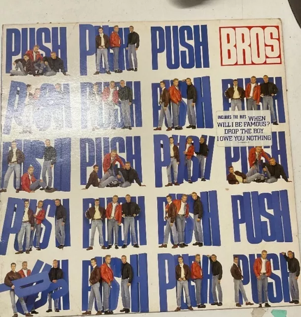 BROS - PUSH - Vinyl LP CBS 460629 (1988)- CG P11