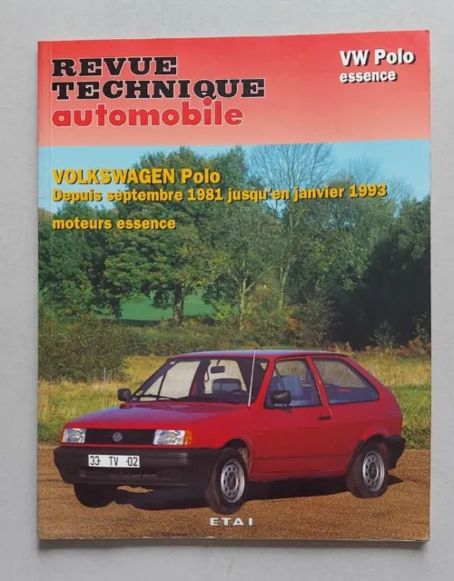 Revue technique Volkswagen POLO essence 1981 à 1993