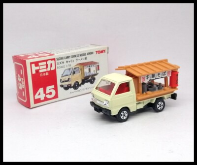 TOMICA 45 SUZUKI Carry Chinese Noodle Vendor 1/55 TOMY MADE IN JAPAN
