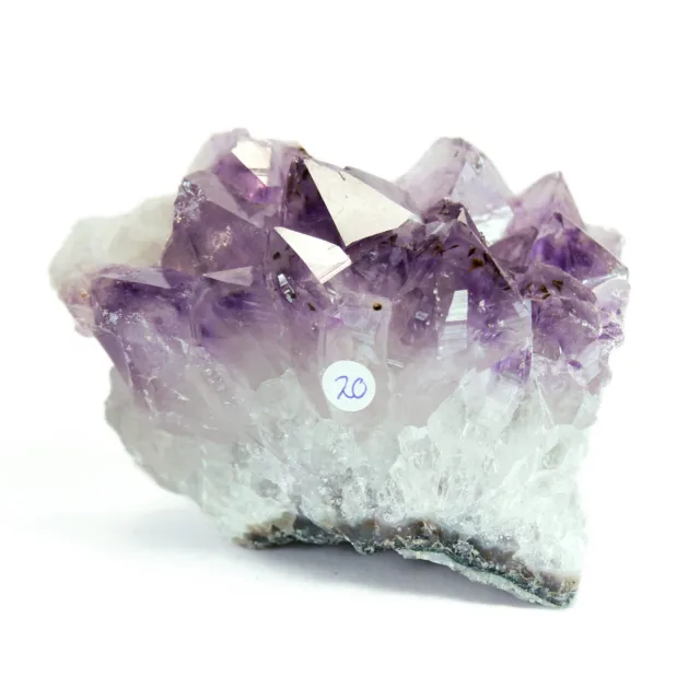 Amethyst Single 354g - Druse Geode Rohstein Natur Stufe Spitze Kristall Edelstei