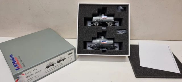 REE MODELES coffret 2 wagons citerne ADAMS WB-049 NEUF