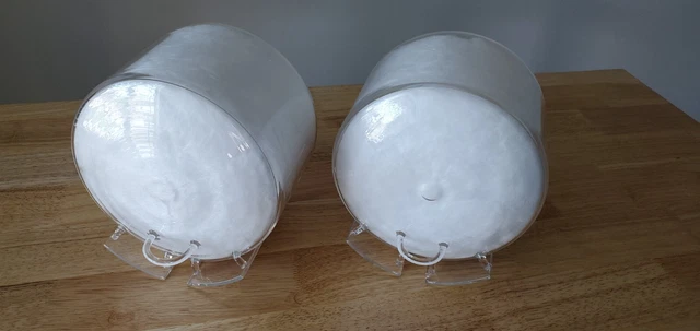 Pair Of 8" Quartz Furnace Baffle Heat Plug Sealing