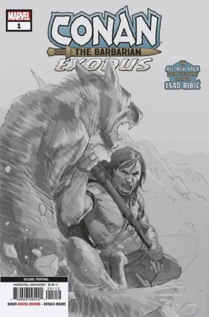 Conan The Barbarian: Exodus #1 (2nd Printing Ribic Variant) (2019)