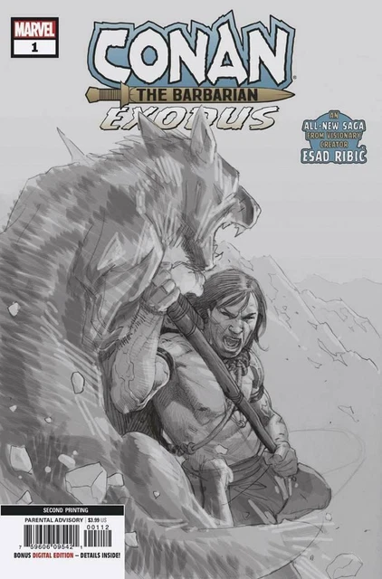 Conan The Barbarian: Exodus #1 (2nd Printing Ribic Variant) (2019)