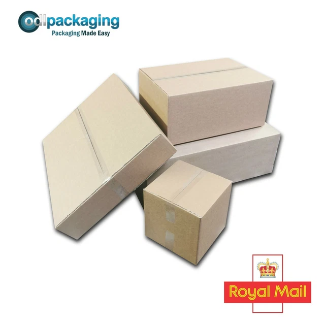 ROYAL MAIL SMALL Parcel/Large Letter Corrugated Cardboard Postal Boxes