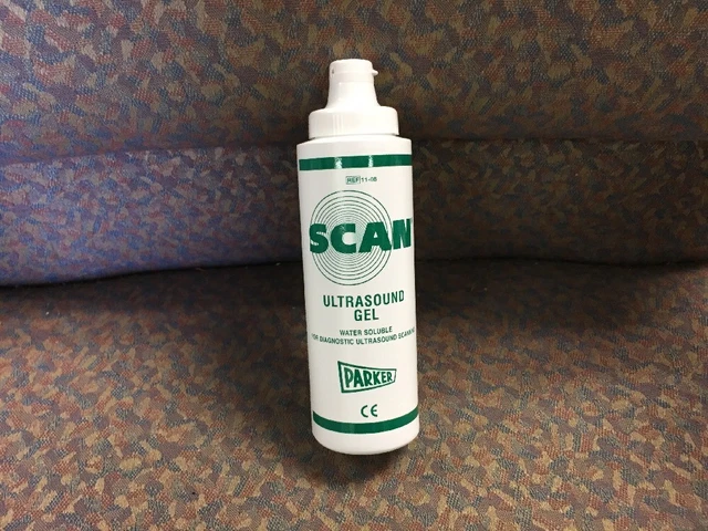 Parker Laboratories Scan Ultrasound Gel 8 oz, Exp 06/23. Bottle 11-08, 1 Bottle