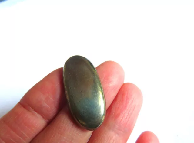 Pyrit - Pyrite Cabochon 32,7 x 15,5 mm 42 ct. Nr. U20879