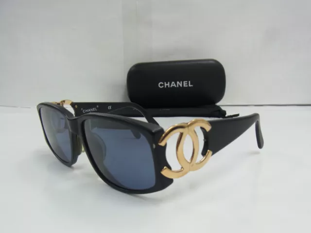 Auth ZM7 Chanel Coco Mark sunglasses 02461 90405 heaped nose pads from Japan