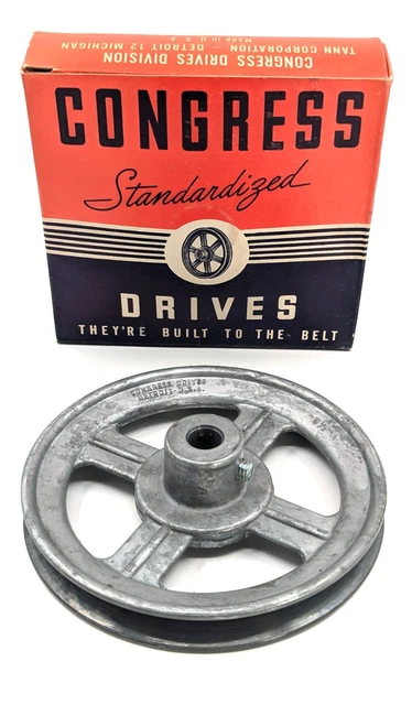 1 Fixed Bore 1 Groove Standard V-Belt Pulley 8.00 OD – The Tools
