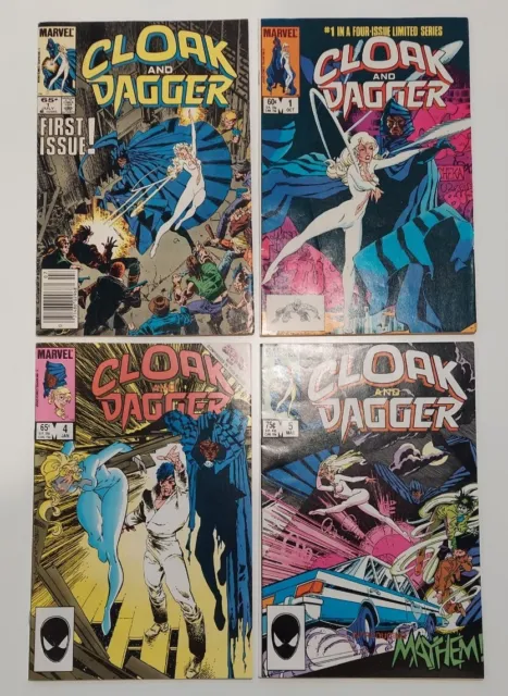 Cloak and Dagger Limited Series 1 + 1st Solo Series 🔑 Marvel Lot (4) 1st App