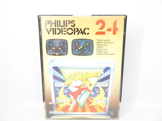 Videopac JOPAC Flipper+ - Billard électrique Jeu Philips