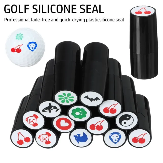 PLASTIK GOLFBALL STAMPER Golfs tempel Marker Siegel markieren Golf Zubehör  EUR 4,37 - PicClick IT