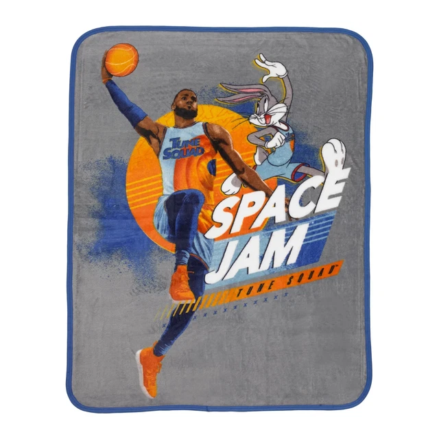 SPACE JAM A New Legacy Soft Super Plush Throw Blanket 40" x 50" LeBron