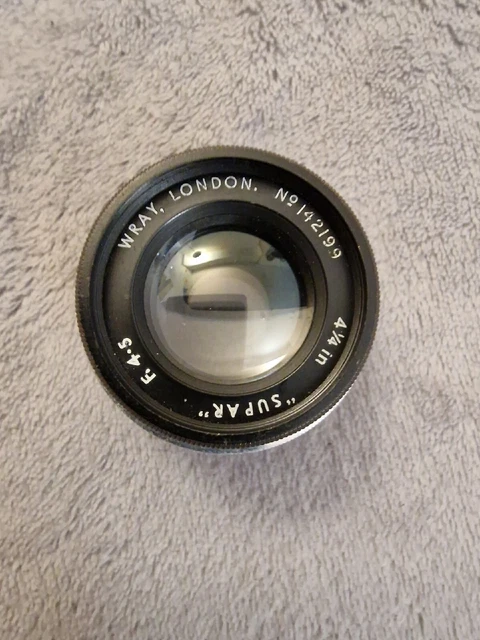 Lente ampliadora Wray London Supar 4 1/4 in F4,5