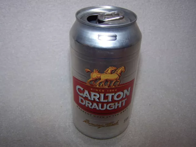 Carlton Draught beer can barrel keg shaped by Carlton & United Breweries 375 ml