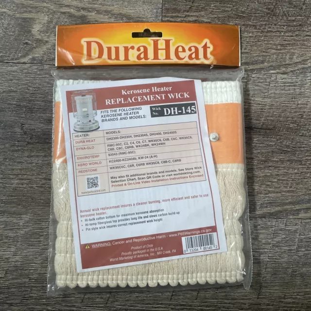 DuraHeat Kerosene Heater Wick Replacement DH-145 Dyna-Glo Enivrotemp Kero-World