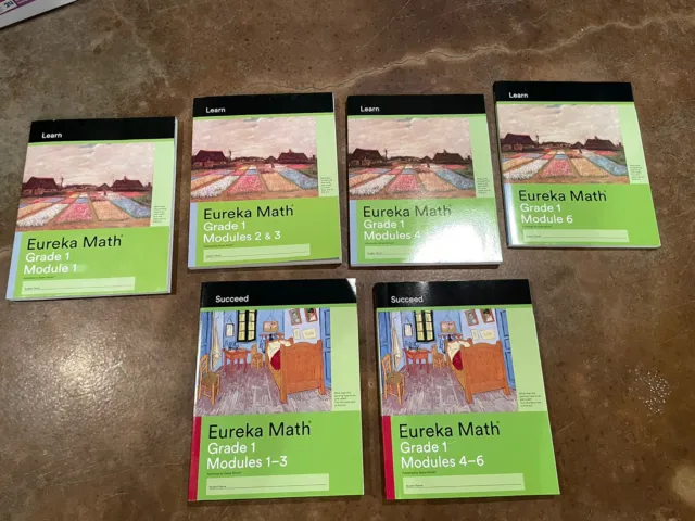 Eureka Math Grade 1 Bundle- All modules succeed and learn for grade 1- Brand New