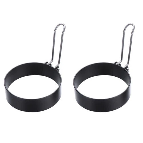 2Pcs Eierring einkreisen Ei Ringe für Bratpfanne