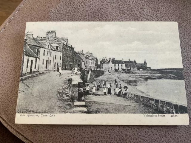 Postcard : The Harbour, Cellerdyke/ Cellardyke. Fife. 1908.