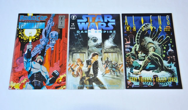 Dark Horse Comics 3 LOT - Robocop vs Terminator - Star Wars Dark Empire - Aliens