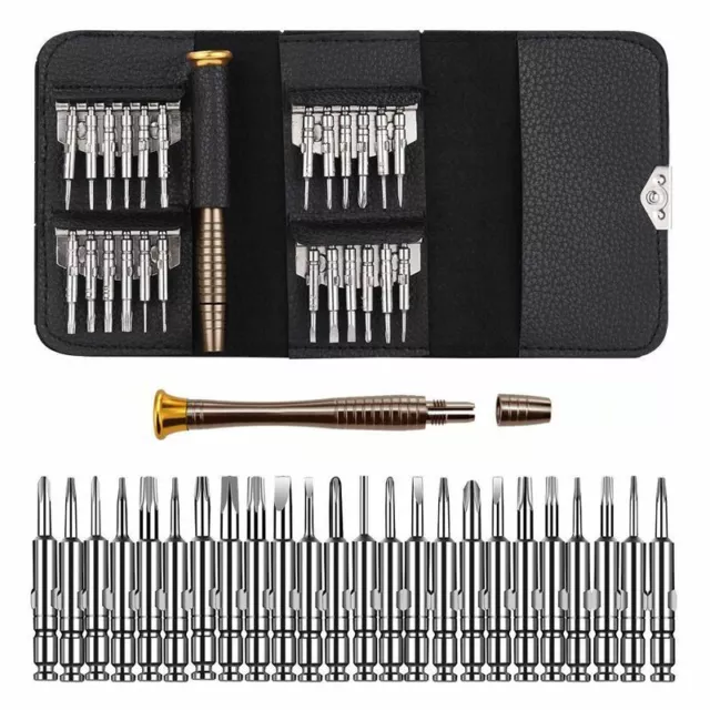 Set punte mini cacciavite riparazione 25 in 1 kit strumenti magnetico artigiano torx set correzione