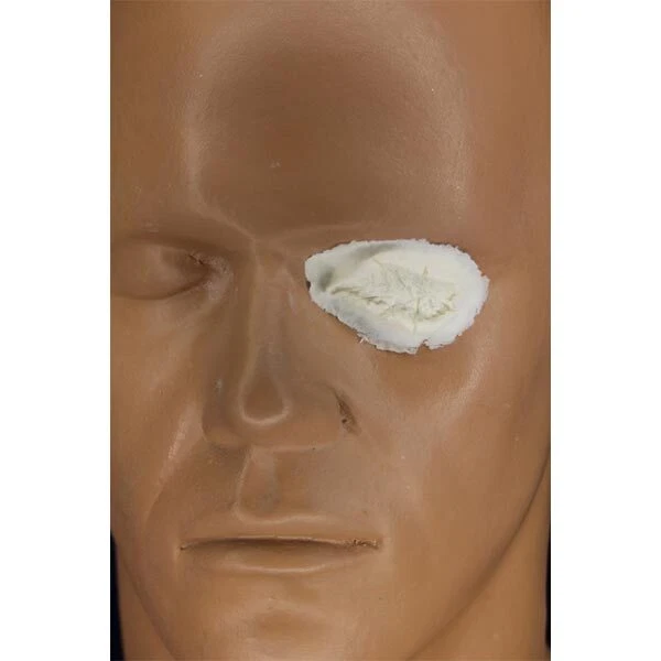 RUBBER WEAR GOUGED Eye Foam Latex Prosthetic Appliance for SFX/Cosplay ...