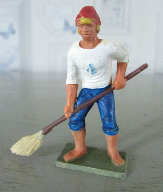 Lot d'anciennes mini figurines, soldats marins, Starlux, 3 cm - Vendu