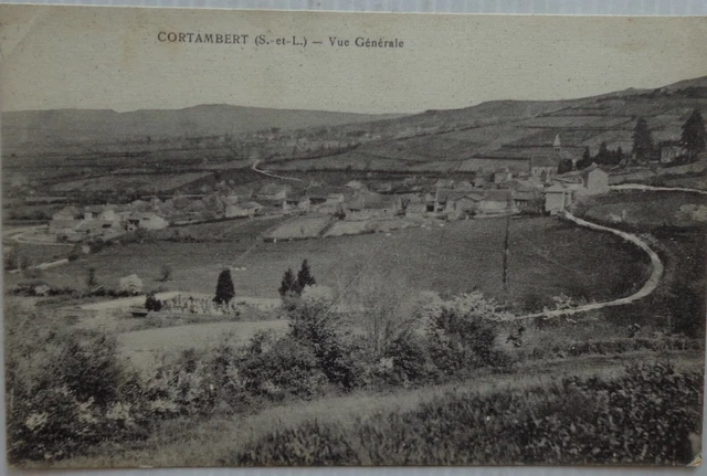 Cortambert 71 CPA View General Good Condition 1924