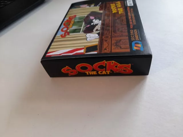 Rare! Socks The Cat Rocks The Hill Limited Kickstarter Edition 45/78 Snes - New 2