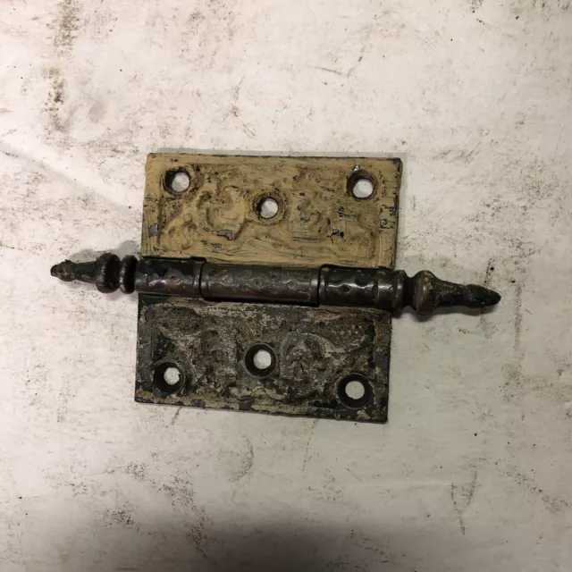 VINTAGE EASTLAKE VICTORIAN Decorative HINGE HARDWARE 3” by 3”