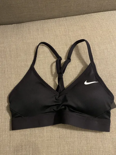 NIKE WOMEN 'S AIR LOGO INDY DRI-FIT PADDED TRAINING BRA CV7123 NEW with TAGS