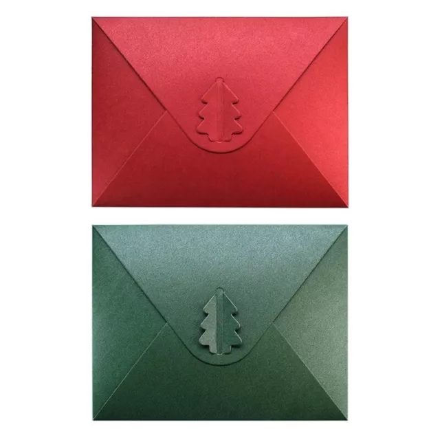 20 Pcs Large Christmas Card Envelopes Solid Color Envelopes Cash Envelopes