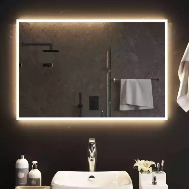 Miroir de salle de bain � LED 60x90 cm