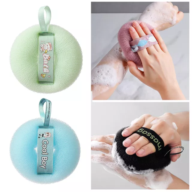 Nettoyant Pour Le Corps Épurateurs Exfoliants Boule De Bain En Maille Éponge F