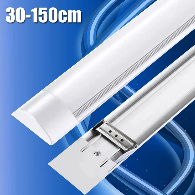 Lampe LED Pour Salle De Bain (humide) - Longueurs 60/90/120/150 Cm - Blanc Chaud/neutre/froid - IP44 - Neuf