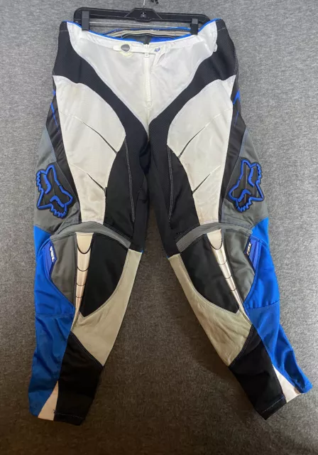 Fox Racing Men’s Strafer Vented Motocross Pants Size 38 Lie Black Gray White