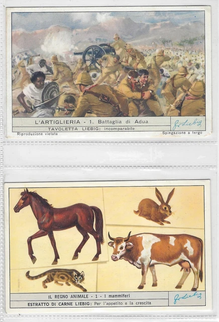 Liebig serie n° 1706-n°1866 mini lotti
