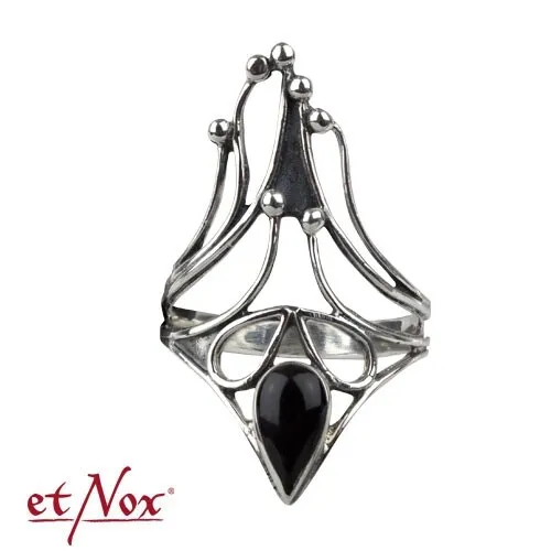 Ring Gothic Jugendstil Art Nouveau Neo Viktorianisch 925er Silber etNox R010