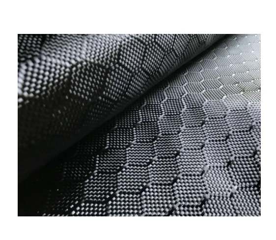 High Quality 3K Carbon Fiber Cloth 240gsm Football Honeycomb 59"/150cm Fabric