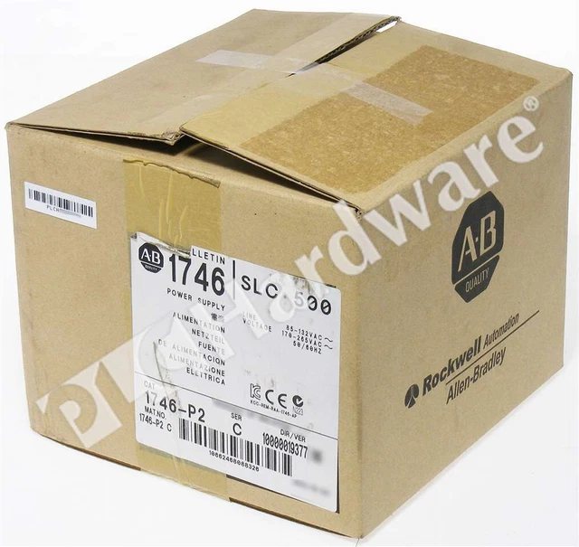 Surplus Open Allen Bradley 1746-P2 /C SLC 500 Power Supply AC 5A Rack Mount