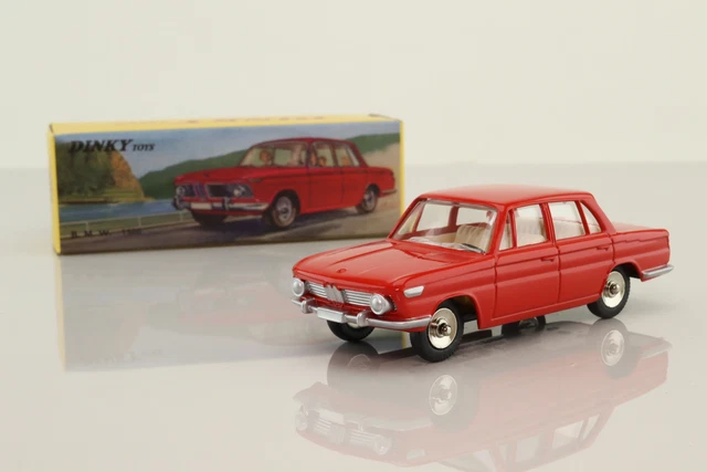 Atlas Dinky Toys 534; 1962 BMW 1500 Sedan; Red; Excellent Boxed