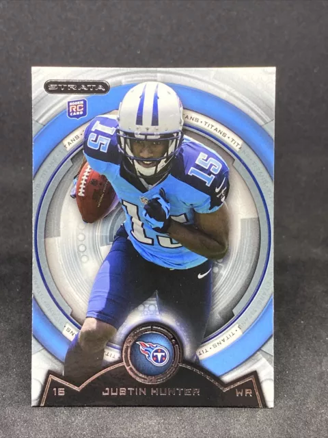 JUSTIN HUNTER 2013 Topps Strata Football RC Rookie #136 TITANS