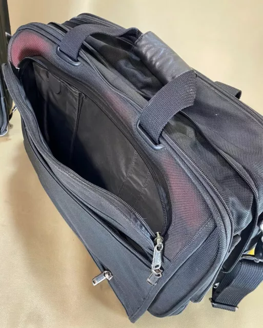 Used Tumi 24" Upright Wheeled Exp Short Trip Suitcase 22024D4 & 19” Exp Brief 5