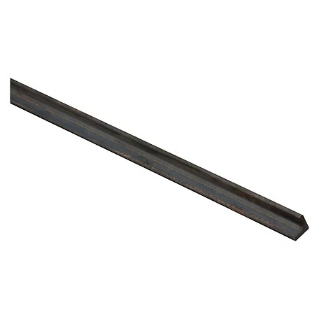 National Hardware 1/2" x 48" Plain Steel Hot-Rolled Solid Angle, 1/8", Yellow